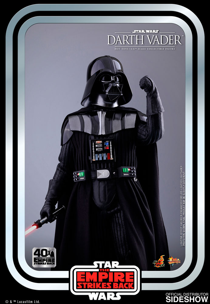 Hot toys empire strikes back store darth vader