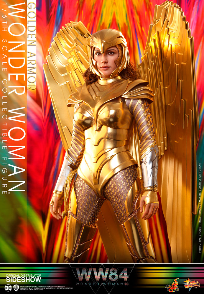 wonder woman hot toys golden armor