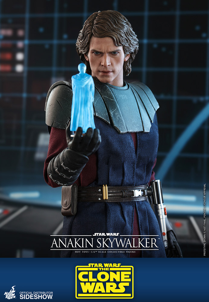 Anakin Skywalker 1/6 scale toy STAR WARS Utility Belt w/Lightsaber Hilt 