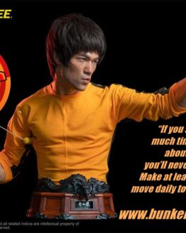 bruce lee game of death life size silicone bust infinity studios bunker158
