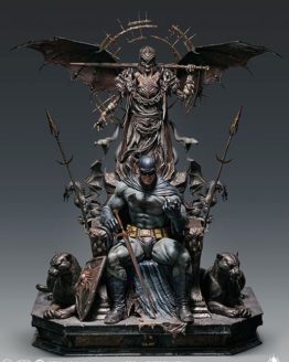 BATMAN on throne dark nights metal statue premium queen studios bunker158 1