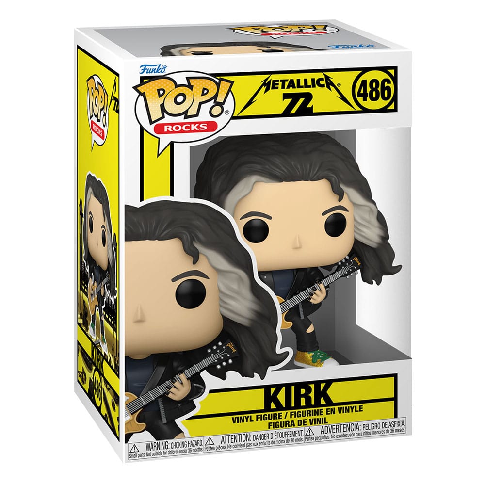 Metallica Robert Vinyl Figur 487 Funko Pop! standaard pvc Band merch Metallica Robert Vinyl Figur 487 Funko Pop! standaard pvc Band merch